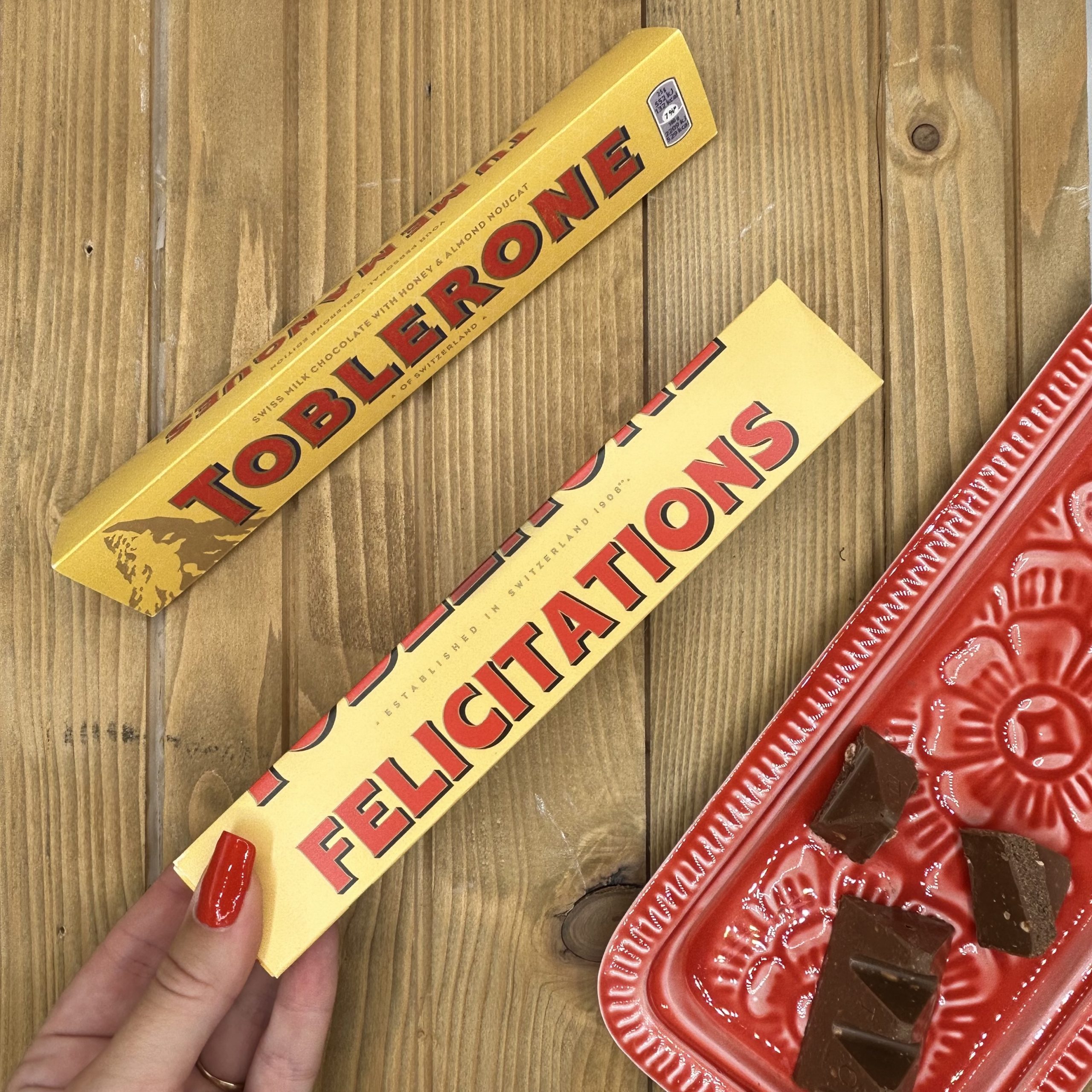 Toblerone™ au chocolat suisse personnalisé, Garantie du prix le plus bas