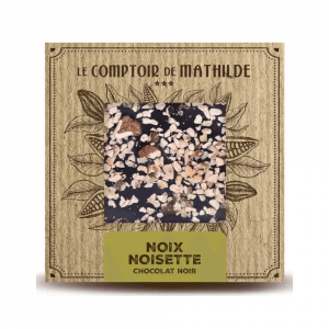 TABPM0007 Tablette Chocolat Noir Noix-Noisettes Caramelisées 80G le comptoir de mathilde (1)