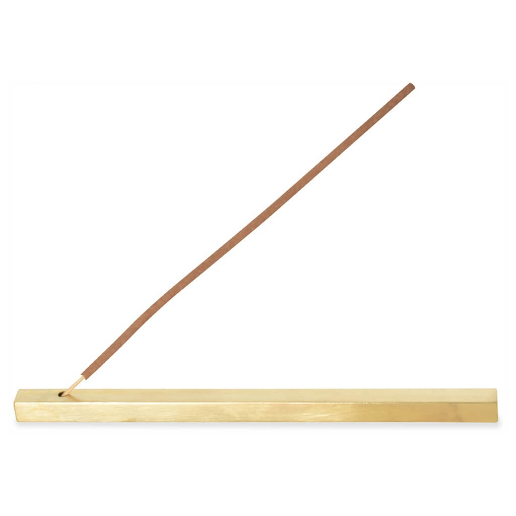 batonnets d'encens avec support métal doré (1)