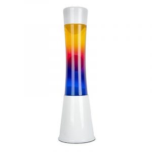 Lampe lave-Fisura-Tricolore et blanche