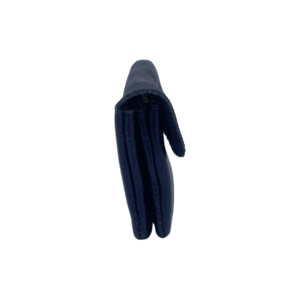 portemonnaie double compartiment en cuir brillant marine (3)