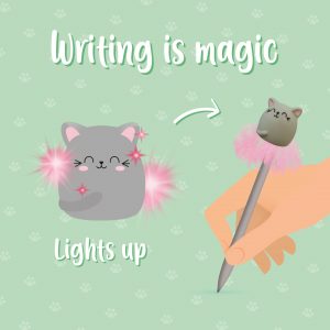 stylo lumineux chat legami