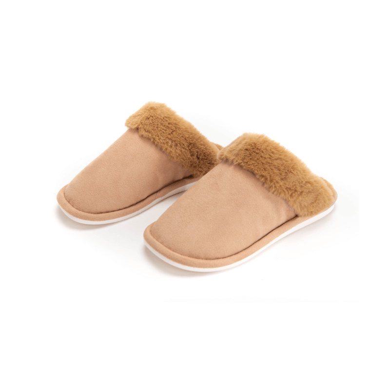 Chausson luxe camel 39-40 (1)