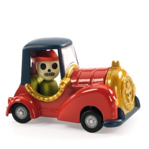 DJ05470- petite voiture en métal djeco red skull (1)