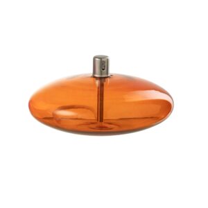 lampe a huile orange en verre ellipse jline (2) (1)