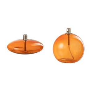 lampe a huile orange en verre ellipse ou sphere jline (1) (1)