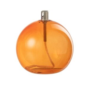 lampe a huile orange en verre sphere jline (1) (1)