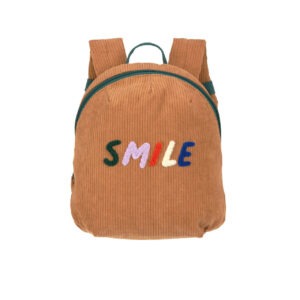 sac a dos enfant velours cotelé camel smile lassig (1)