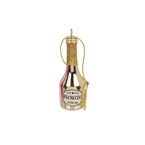 Suspension en verre à accrocher Bouteille d'alcool prosecco (1)