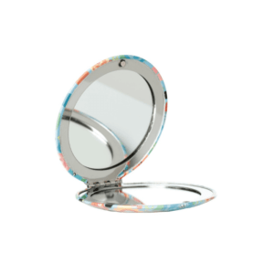 miroir de poche rond plat fleuri (2) (1)