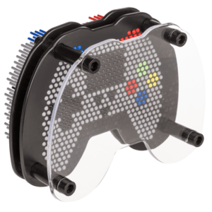 pin art manette de jeu vidéo empreintes clous (1) (1)