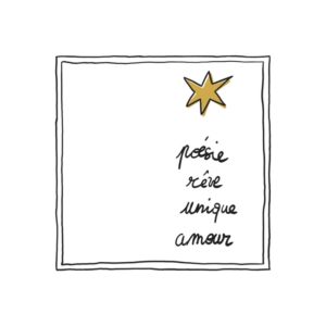 20 serviettes en papier recyclé opjet à message poésie reve amour étoile (1)