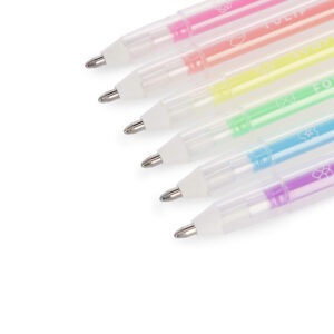 PGP0001 set de 6 minis stylos gel couleurs pastel (2)