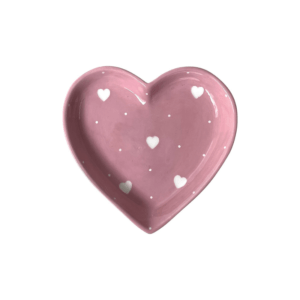 coeur vide poche en céramique rose (1)