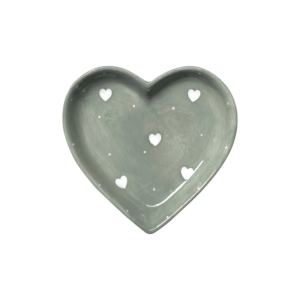 coeur vide poche en céramique vert d'eau (1)