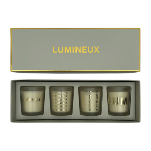 coffret de 4 mini bougies avec message opjet lumineux parfum jasmin (1)
