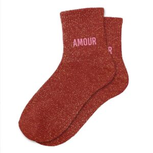 CD10017V15 chaussettes pailletées à message 36-41 rouge amour (1) (1)