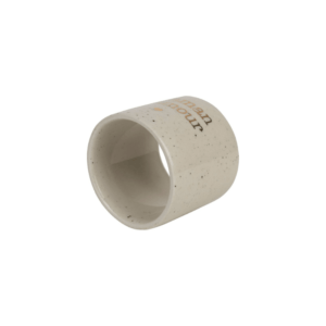 rond de serviette en grès beige moucheté maman d'amour jardin d'ulysse (2) (1)