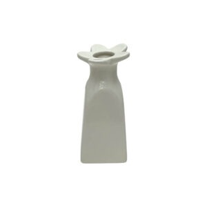 solifleur fleur en faience blanc cassé opjet (2)