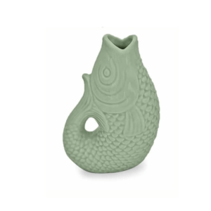 vase pichet poisson anse matcha vert amande opjet