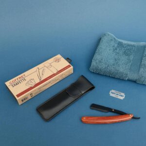 39-2F-045 coffret rasoir shavette + lames + étui (1) (1)