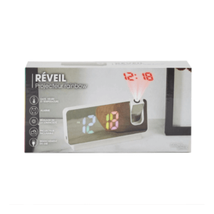43-2H-031 reveil projecteur miroir affichage arc-en-ciel (3)