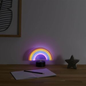 LA0037 lampe led effet néon arc-en-ciel à piles (3) (1)