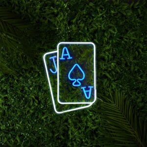 LA0055 lampe effet néon led jeu de cartes as (2) (1)