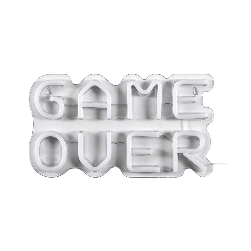 LA0062 lampe led murale effet néon game over (1) (1)