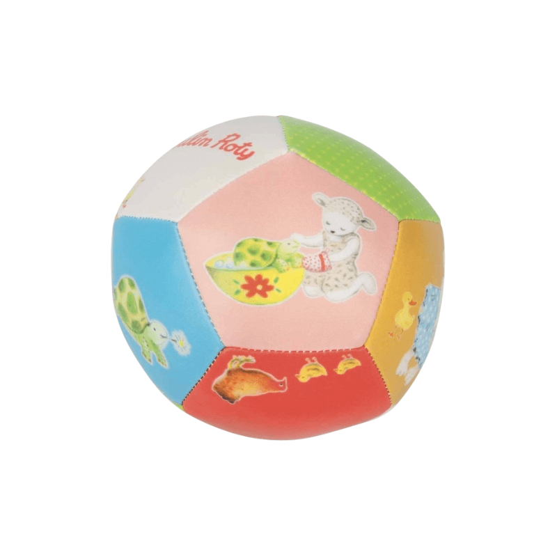 Ballon souple en vinyle 10 cm moulin roty (5)