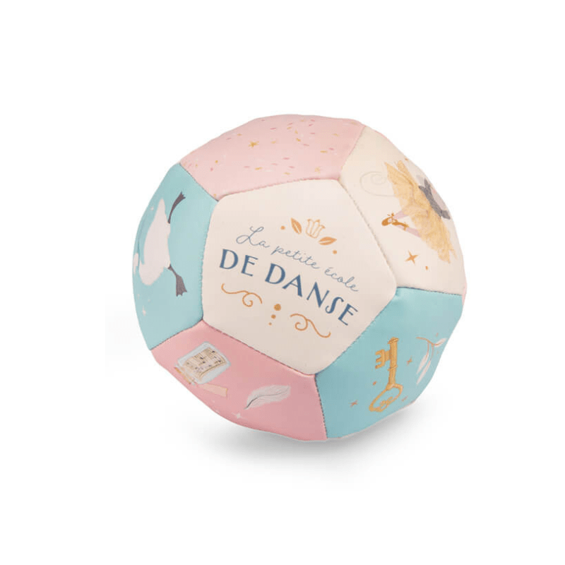 Ballon souple en vinyle 10 cm moulin roty la petite école de danse