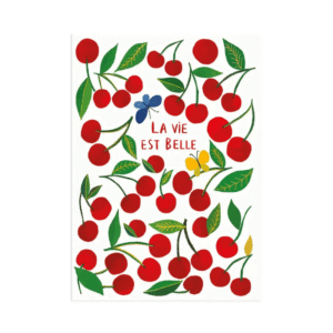 Cahier A5 ligné cerises cartes d'art (1) (1)