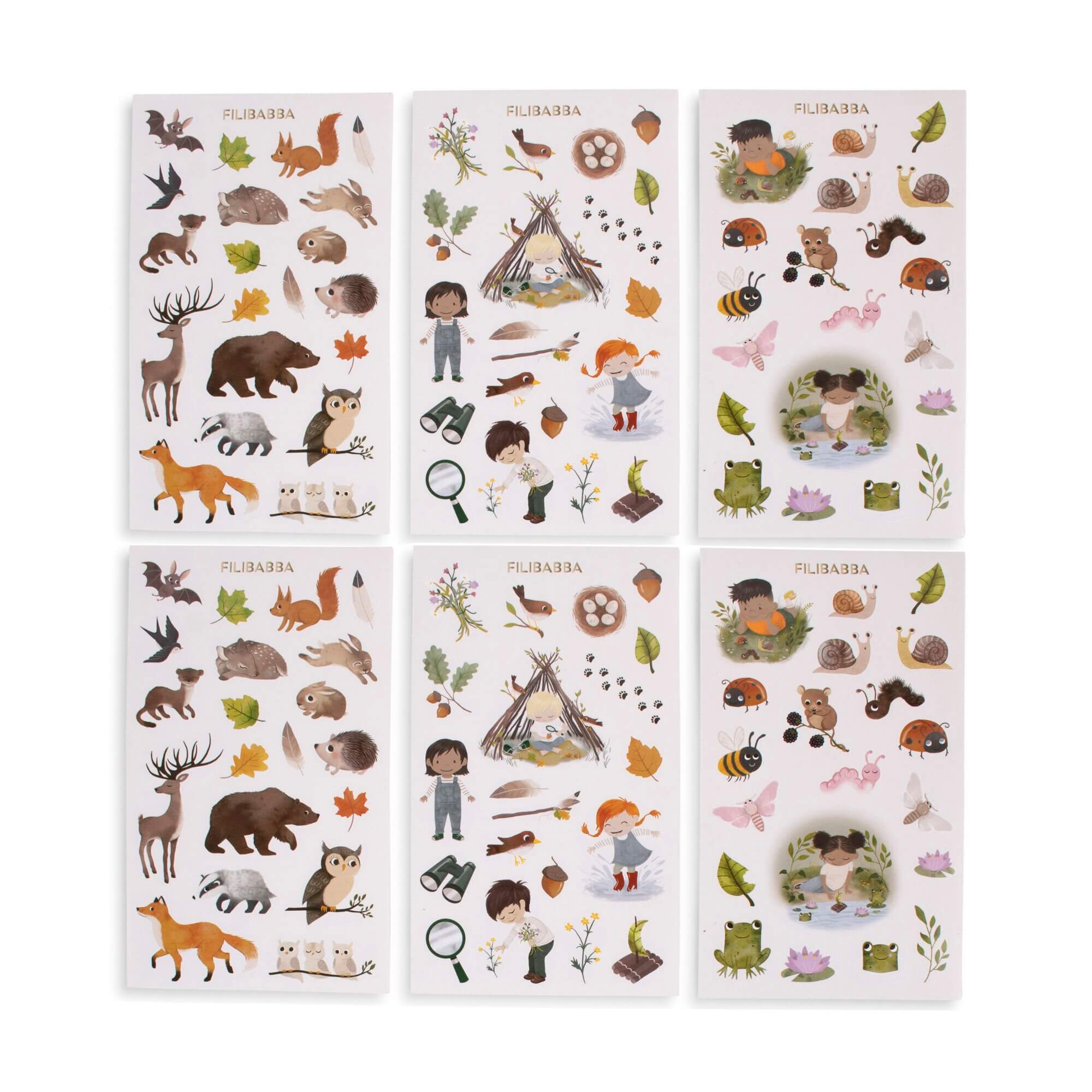 FI-03328 kit de 120 autocollants amis de la foret bb&co (3) (1)
