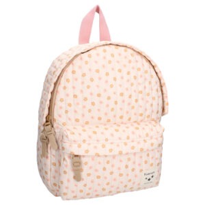KR063 petit sac a dos enfant kidzroom satiné rose matelassé bb&co fleuri (3)