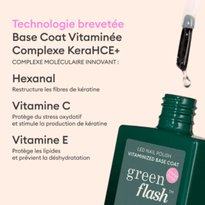 base coat vitaminée vernis semi permanent green flash manucurist (2)
