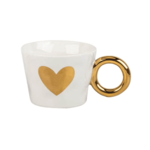 tasse blanc coeur doré en faience anse dorée opjet (8) (1)