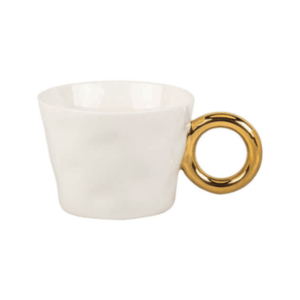 tasse blanche en faience anse dorée opjet (7) (1)