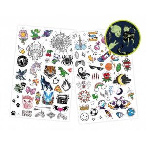 tatouages phosphorescents planche de 75 buki (2) (1)