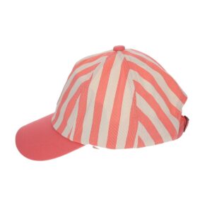 36827-casquette-enfant rayee-rose-trouville le petit souk (1)