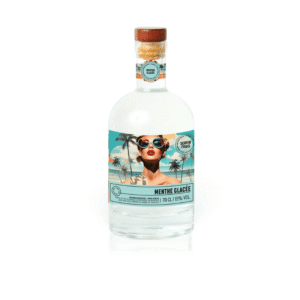 bouteille vintage cocktail vodka menthe glacée pastille get 31 quai sud