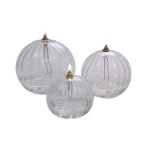 lampe à huile striée en verre soufflé transparent bazar de luxe (4) (1)