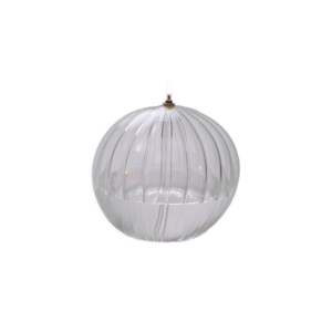 moyenne lampe à huile striée en verre soufflé transparent bazar de luxe (2) (1)