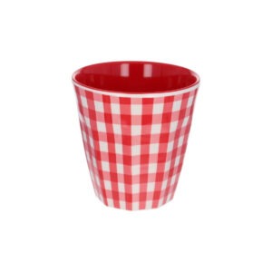 36532- verre mélaminé 25 cl vichy rouge (1)