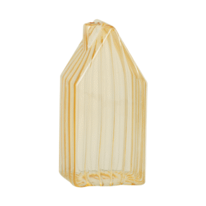 maison en verre doré déco transparente strié grand (1)