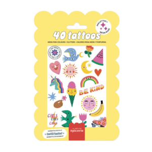 pochette de tatouages éphémères fantaisie california dream