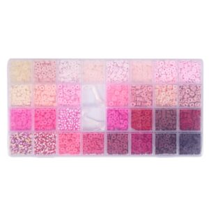 EC0059 kit bracelets en perles heishi cmp rose (2)