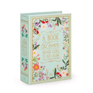 JBOX0001 livre vintage boite à bijoux a book lover fleur bleu ciel (1)