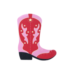 botte de cowboy cowgirl lime à ongles rouge