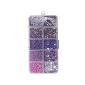 petite boite de perles stylées unicolores violet (1) (1)