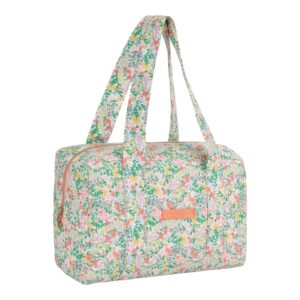 sac weekend matelassé fleuri trésor de giverny la petite cachottiere (2)